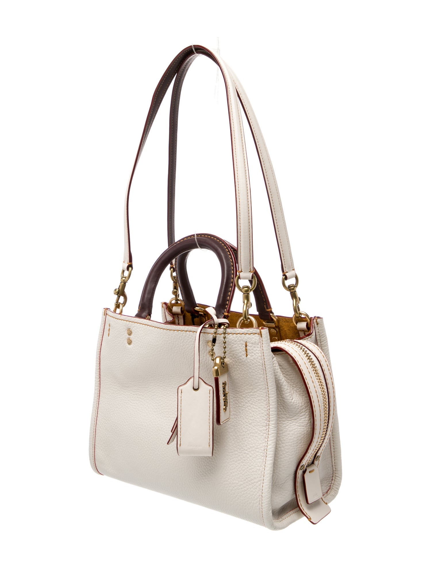 Coach Leather Top Handle Bag